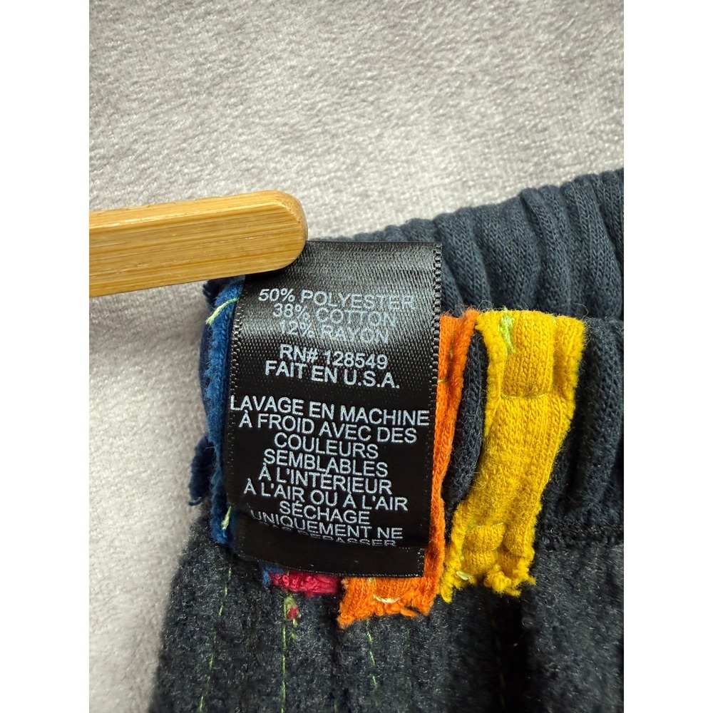 Aviator Nation Sweatpants Women XS Gray Rainbow Stripe Joggers USA Retro Sporty - Picture 11 of 12